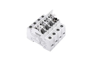 SSY Serisi 10*38 mm Silindirik Sigorta Yuvası 3P + N